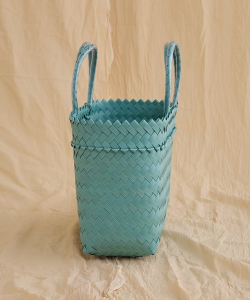 Kastane（カスタネ）の「【MEKEARISA】MEKEARIBAG無地S22（かごバッグ・レディース・ブルー系その他/グリーン系その他/ピンク系その他・SMALL）」の9枚目の写真