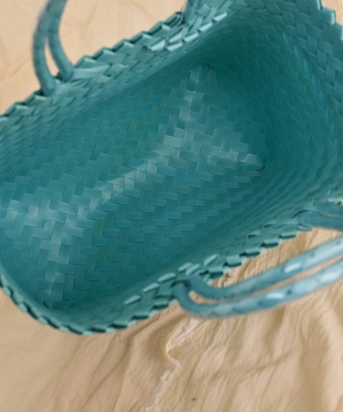 Kastane（カスタネ）の「【MEKEARISA】MEKEARIBAG無地S22（かごバッグ・レディース・ブルー系その他/グリーン系その他/ピンク系その他・SMALL）」の11枚目の写真
