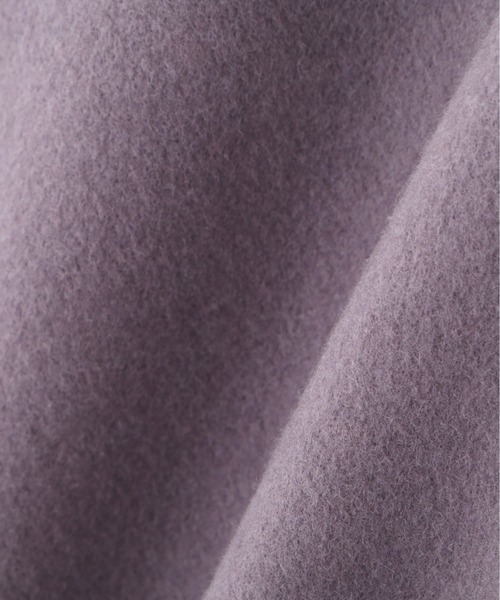 【美人百花11月号タイアップ休井美郷さん着用商品】レスキュールノーカラーロングコート/1212252900