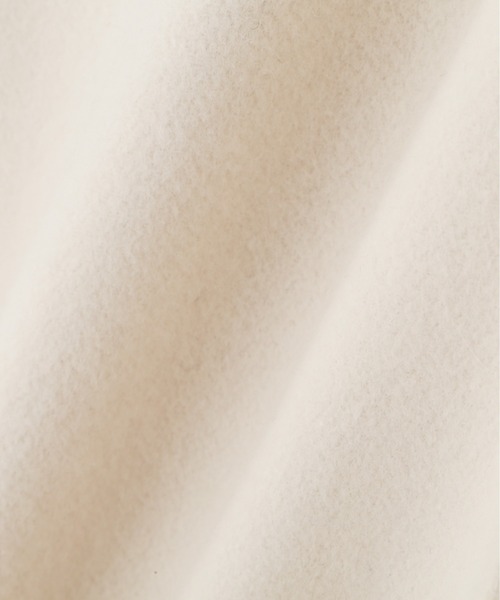 【美人百花11月号タイアップ休井美郷さん着用商品】レスキュールノーカラーロングコート/1212252900