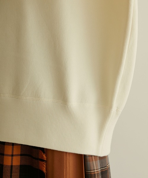 SALON adam et rope'（サロン アダム エ ロペ）の「【洗える】オーバーサイズスウェットニット（スウェット・レディース・ブラック/ピンク/グリーン/ホワイト・FREE）」の19枚目の写真