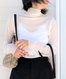 Q | シースルータートル(Tシャツ/カットソー)