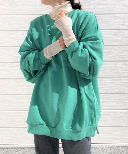 Q（キュー）の「シースルータートル（Tシャツ/カットソー・レディース・ブラック/ホワイト/ベージュ・MEDIUM）」の6枚目の写真