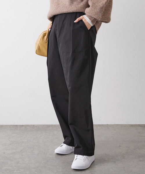 PUAL CE CIN（ピュアルセシン）の「ベルトチノパンツ（チノパンツ・レディース・カーキ/ブラック/ベージュ・FREE）」の7枚目の写真