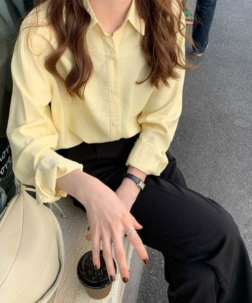 LAC-VERT（ラック・ヴェール）の「スプリングワイドパンツ（スラックス・レディース・ブラック/ピンク/ブルー・L/S/M）」の19枚目の写真