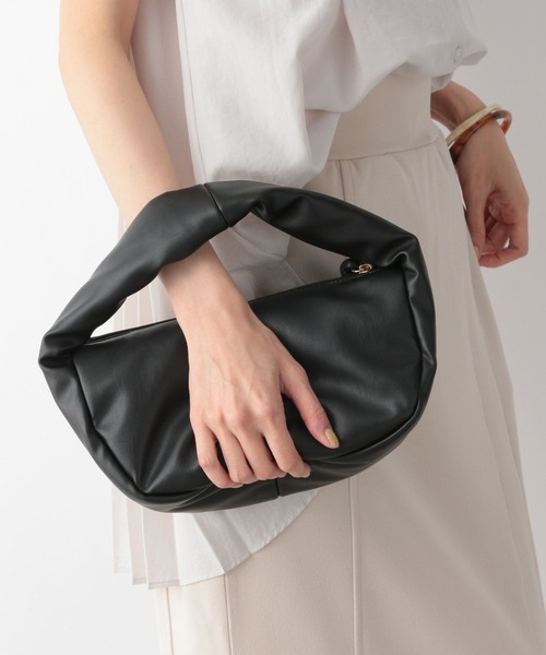 GLOBAL WORK(グローバルワーク)の「ワンハンドルラウンドバッグ/一部店舗限定/349582(ハンドバッグ・レディース・ブラック/ホワイト/パープル系その他2・FREE)」の2枚目の写真