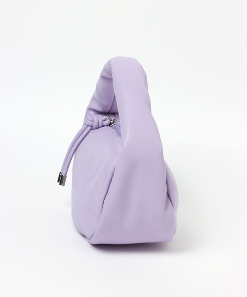 GLOBAL WORK(グローバルワーク)の「ワンハンドルラウンドバッグ/一部店舗限定/349582(ハンドバッグ・レディース・ブラック/ホワイト/パープル系その他2・FREE)」の11枚目の写真