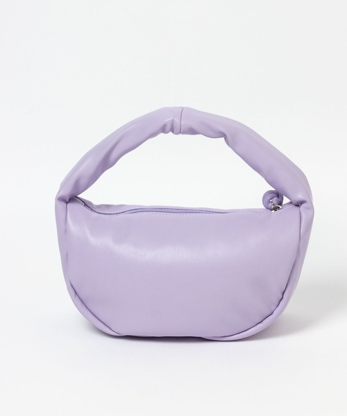 GLOBAL WORK(グローバルワーク)の「ワンハンドルラウンドバッグ/一部店舗限定/349582(ハンドバッグ・レディース・ブラック/ホワイト/パープル系その他2・FREE)」の12枚目の写真