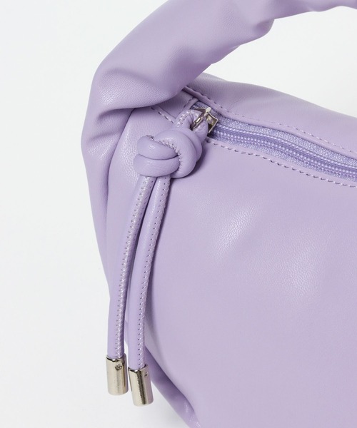 GLOBAL WORK(グローバルワーク)の「ワンハンドルラウンドバッグ/一部店舗限定/349582(ハンドバッグ・レディース・ブラック/ホワイト/パープル系その他2・FREE)」の15枚目の写真