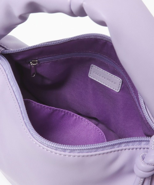 GLOBAL WORK(グローバルワーク)の「ワンハンドルラウンドバッグ/一部店舗限定/349582(ハンドバッグ・レディース・ブラック/ホワイト/パープル系その他2・FREE)」の18枚目の写真