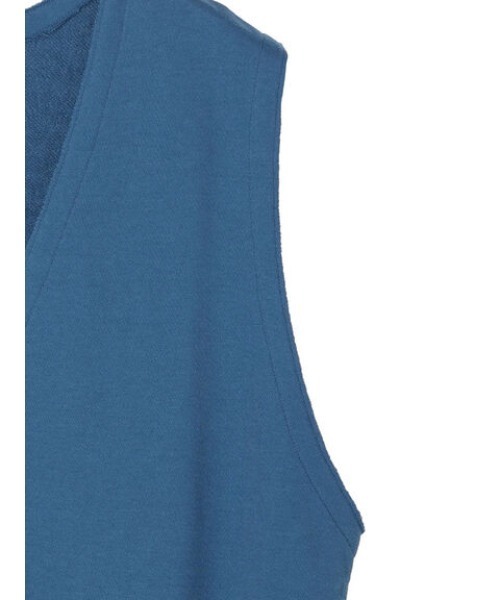 Green　Parks（グリーンパークス）の「深Vネック裏毛ベスト（ベスト・レディース・ブルー/ダークグレー/ダークネイビー・FREE）」の14枚目の写真
