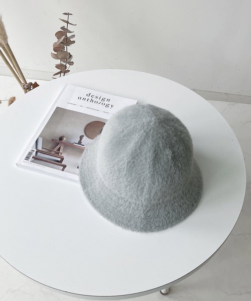 AS KNOW AS plus(アズノゥアズプラス)の「ファー メトロハット(ハット・レディース・アイボリー/ブラック/グレー/ベージュ・FREE)」の7枚目の写真