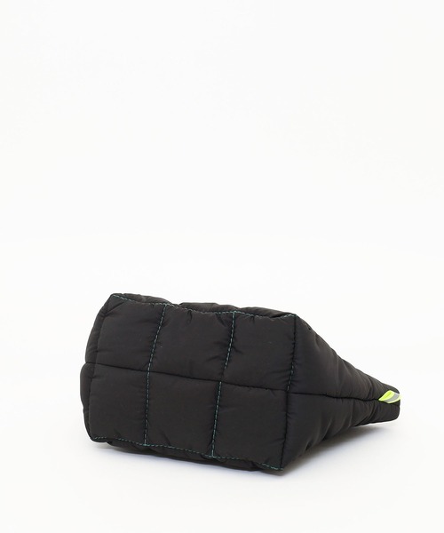 COOCO（クーコ）の「キルティングミニトートバッグ（トートバッグ・レディース・ブラック/オレンジ/キャメル/イエロー×グリーン・9）」の5枚目の写真