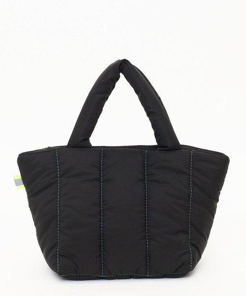 COOCO（クーコ）の「キルティングミニトートバッグ（トートバッグ・レディース・ブラック/オレンジ/キャメル/イエロー×グリーン・9）」の7枚目の写真