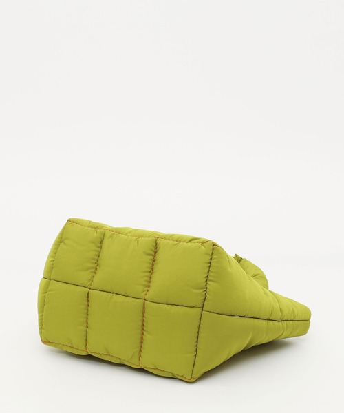 COOCO（クーコ）の「キルティングミニトートバッグ（トートバッグ・レディース・ブラック/オレンジ/キャメル/イエロー×グリーン・9）」の16枚目の写真