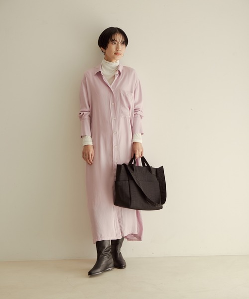 SALON adam et rope'（サロン アダム エ ロペ）の「【WEB限定】[ユニセックスで使える・セットアイテム]ナイロンマルチウェイトート+保冷バッグセット（トートバッグ・レディース・ブラック/カーキ/ピンク・FREE）」の10枚目の写真