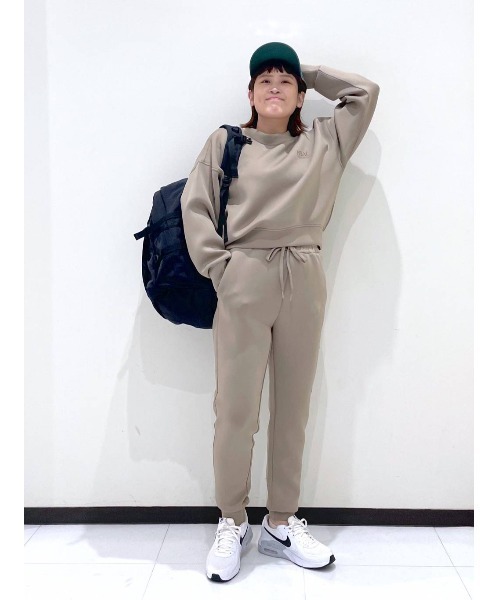 HEREIAM（ヘレイアム）の「【HEREIAM】メロウダンボールJOGパンツ（スウェットパンツ・レディース・ベージュ/ネイビー・SMALL/MEDIUM）」の21枚目の写真