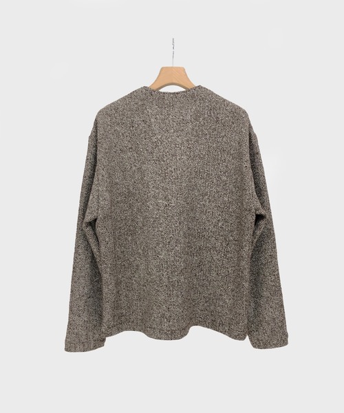 KIIT（キート）の「KIIT キート / CARDIGAN カーディガン / KIO-T98-005（カーディガン/ボレロ・メンズ・ブラウン・1/2/3）」の6枚目の写真