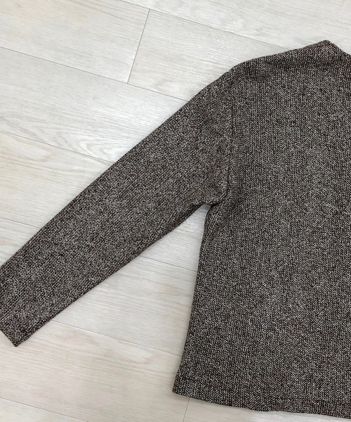 KIIT（キート）の「KIIT キート / CARDIGAN カーディガン / KIO-T98-005（カーディガン/ボレロ・メンズ・ブラウン・1/2/3）」の2枚目の写真