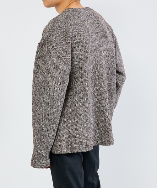 KIIT（キート）の「KIIT キート / CARDIGAN カーディガン / KIO-T98-005（カーディガン/ボレロ・メンズ・ブラウン・1/2/3）」の10枚目の写真