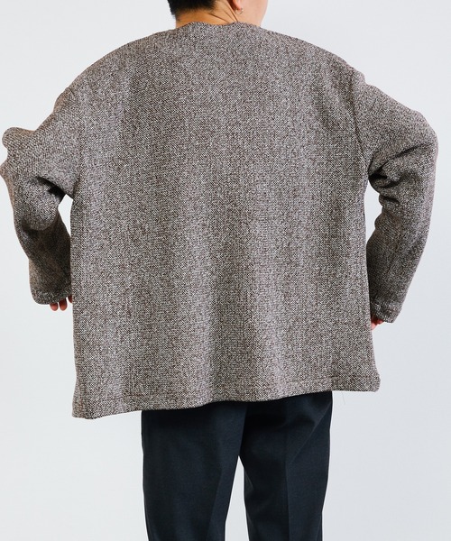 KIIT（キート）の「KIIT キート / CARDIGAN カーディガン / KIO-T98-005（カーディガン/ボレロ・メンズ・ブラウン・1/2/3）」の11枚目の写真