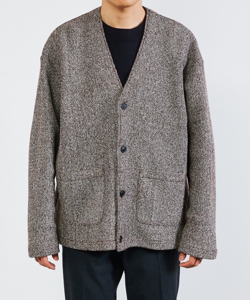 KIIT（キート）の「KIIT キート / CARDIGAN カーディガン / KIO-T98-005（カーディガン/ボレロ・メンズ・ブラウン・1/2/3）」の13枚目の写真