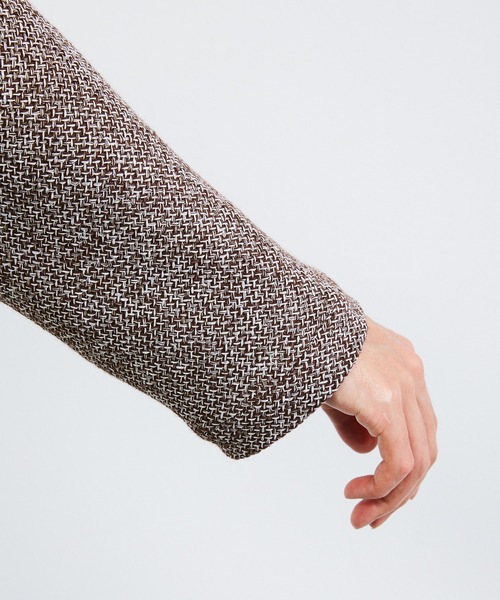 KIIT（キート）の「KIIT キート / CARDIGAN カーディガン / KIO-T98-005（カーディガン/ボレロ・メンズ・ブラウン・1/2/3）」の17枚目の写真