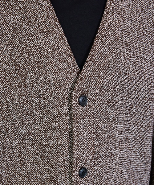 KIIT（キート）の「KIIT キート / CARDIGAN カーディガン / KIO-T98-005（カーディガン/ボレロ・メンズ・ブラウン・1/2/3）」の20枚目の写真