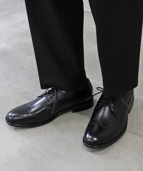 SARABANDE（サラバンド）の「SARABANDE /  本革 レースアップシューズ  ウィングチップ モカシン チロリアン(6932)(6935)(6936)（ドレスシューズ・メンズ・ブラウン/ブラック×ホワイト/キャメル/ブラック/ブラウン系2/ブラウン系その他2/ブラック系その他/ブラウン系1/ブラック系その他2/ブラウン系その他/ワインレッド・39/40/41/42/43/44/45/46/47/48/50）」の16枚目の写真