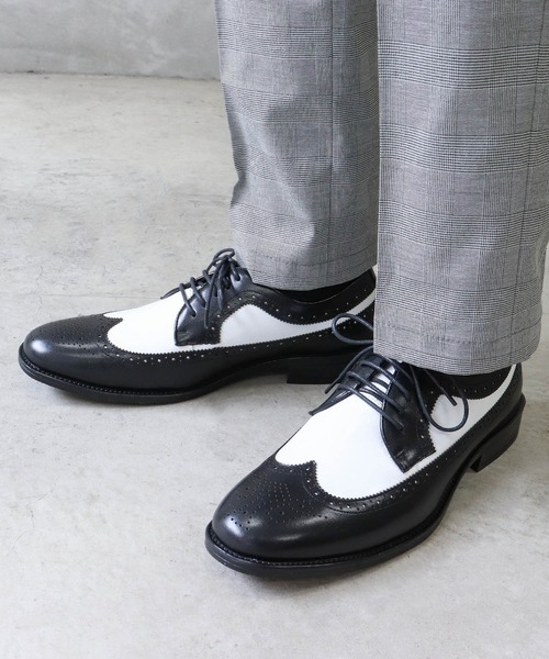 SARABANDE（サラバンド）の「SARABANDE /  本革 レースアップシューズ  ウィングチップ モカシン チロリアン(6932)(6935)(6936)（ドレスシューズ・メンズ・ブラウン/ブラック×ホワイト/キャメル/ブラック/ブラウン系2/ブラウン系その他2/ブラック系その他/ブラウン系1/ブラック系その他2/ブラウン系その他/ワインレッド・39/40/41/42/43/44/45/46/47/48/50）」の17枚目の写真