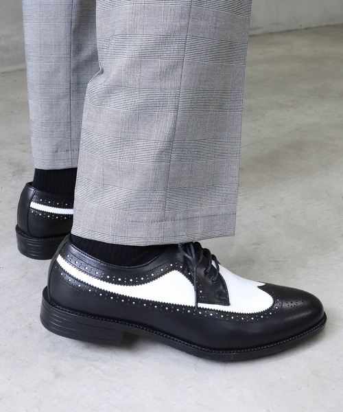 SARABANDE（サラバンド）の「SARABANDE /  本革 レースアップシューズ  ウィングチップ モカシン チロリアン(6932)(6935)(6936)（ドレスシューズ・メンズ・ブラウン/ブラック×ホワイト/キャメル/ブラック/ブラウン系2/ブラウン系その他2/ブラック系その他/ブラウン系1/ブラック系その他2/ブラウン系その他/ワインレッド・39/40/41/42/43/44/45/46/47/48/50）」の18枚目の写真