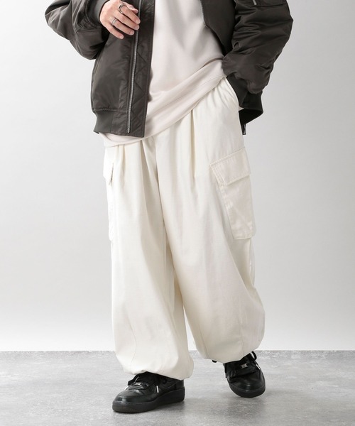 RAGEBLUE(レイジブルー)の「裏起毛ミリタリーカーゴパンツ(カーゴパンツ・メンズ・ダークグリーン/オフホワイト/ブラック・MEDIUM/LARGE)」の8枚目の写真