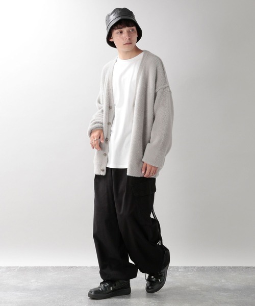 RAGEBLUE(レイジブルー)の「裏起毛ミリタリーカーゴパンツ(カーゴパンツ・メンズ・ダークグリーン/オフホワイト/ブラック・MEDIUM/LARGE)」の14枚目の写真