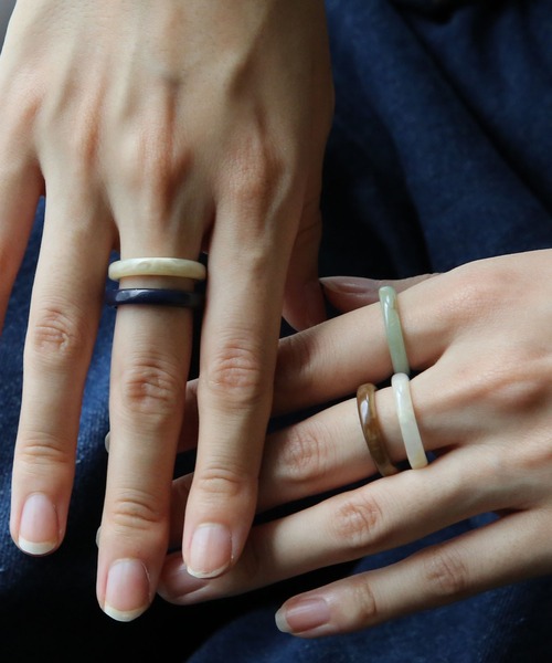 colleca la（コレカラ）の「カラフル樹脂リングセット（リング・レディース・その他1/その他2・ONE SIZE）」の8枚目の写真