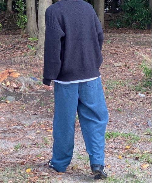 kutir（クティール）の「ボリュームニットカーディガン（カーディガン/ボレロ・メンズ・ダークブルー/ブラック/ダークグリーン・MEDIUM/LARGE）」の4枚目の写真