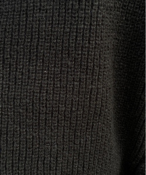 kutir（クティール）の「ボリュームニットカーディガン（カーディガン/ボレロ・メンズ・ダークブルー/ブラック/ダークグリーン・MEDIUM/LARGE）」の7枚目の写真