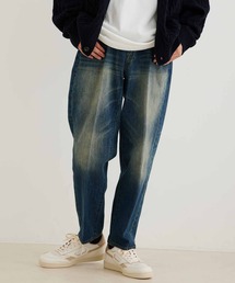 ADAM ET ROPE'（アダムエロペ）の「【コットンUSA】バギー クロップド デニムパンツ/サステナブル（デニムパンツ・メンズ）」