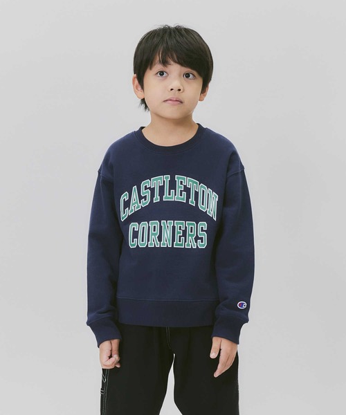 Champion（チャンピオン）の「【Champion】カレッジロゴスウェット（スウェット・キッズ・キナリ/ネイビー・130/140/120/105）」の10枚目の写真