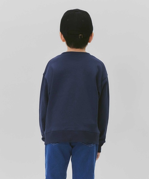 Champion（チャンピオン）の「【Champion】カレッジロゴスウェット（スウェット・キッズ・キナリ/ネイビー・130/140/120/105）」の9枚目の写真