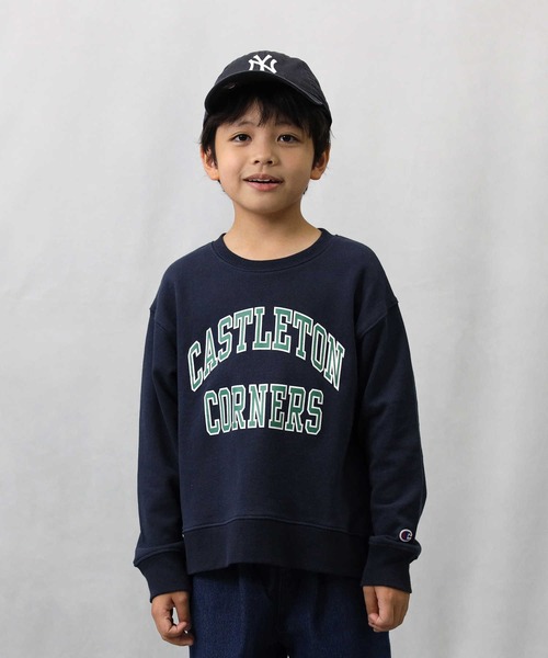 Champion（チャンピオン）の「【Champion】カレッジロゴスウェット（スウェット・キッズ・キナリ/ネイビー・130/140/120/105）」の11枚目の写真