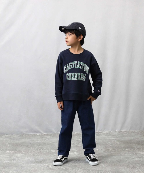 Champion（チャンピオン）の「【Champion】カレッジロゴスウェット（スウェット・キッズ・キナリ/ネイビー・130/140/120/105）」の14枚目の写真