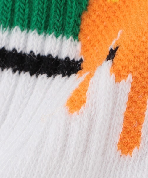 XLARGE KIDS(エクストララージキッズ)の「スプレーロゴラインソックス【日本製】(ソックス/靴下・キッズ・グリーン/ブルー/パープル・19-21cm/17-19cm/15-17cm/13-15cm)」の9枚目の写真