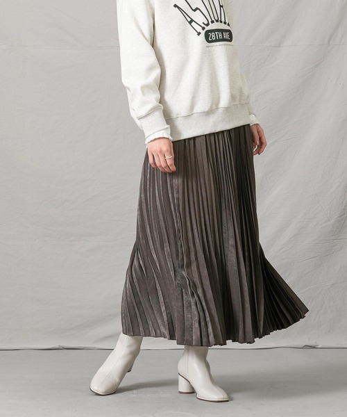 【Gready Brilliant】新品未使用 エコレザープリーツスカート Gready Brilliantジョーゼットプリーツスカート | SEKIMIKI Online