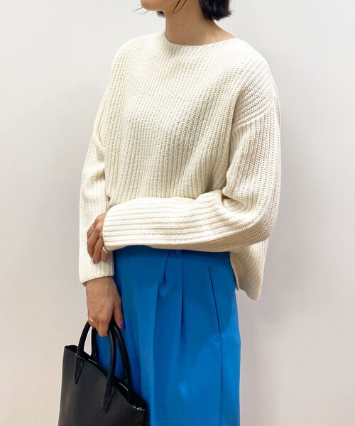 【Filivivi/フィルビビ】LANEROSSIボートネックニット