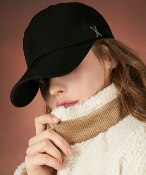 VARZAR(バザール)の「【VARZAR/バザール】Silver stud over fit ball cap/シルバースタッドオーバーフィットボールキャップ(キャップ・レディース・ピンク/ブラック/ベージュ・FREE)」の4枚目の写真