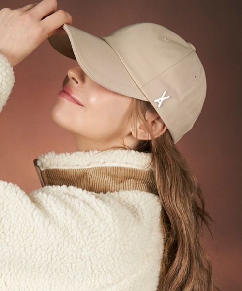 VARZAR(バザール)の「【VARZAR/バザール】Silver stud over fit ball cap/シルバースタッドオーバーフィットボールキャップ(キャップ・レディース・ピンク/ブラック/ベージュ・FREE)」の15枚目の写真