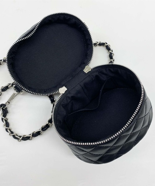 archives(アルシーヴ)の「キルティングバニティ(ショルダーバッグ・レディース・グリーン/アイボリー/ブラック・FREE)」の12枚目の写真