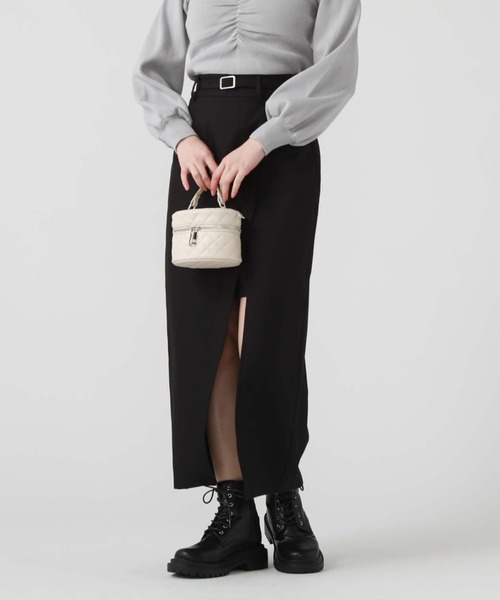 archives(アルシーヴ)の「キルティングバニティ(ショルダーバッグ・レディース・グリーン/アイボリー/ブラック・FREE)」の17枚目の写真