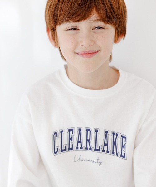 GLOBAL WORK(グローバルワーク)の「ヘビロッTEE/プリント長袖/162587(Tシャツ/カットソー・キッズ・ブルー/ホワイト系5/グレー系9/ホワイト系6/グレー系8/ホワイト系その他3/ベージュ系その他・100cm/110cm/120cm/130cm/140cm/150cm/160cm)」の3枚目の写真