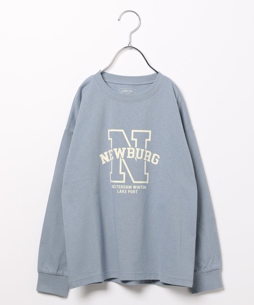 GLOBAL WORK(グローバルワーク)の「ヘビロッTEE/プリント長袖/162587(Tシャツ/カットソー・キッズ・ブルー/ホワイト系5/グレー系9/ホワイト系6/グレー系8/ホワイト系その他3/ベージュ系その他・100cm/110cm/120cm/130cm/140cm/150cm/160cm)」の11枚目の写真